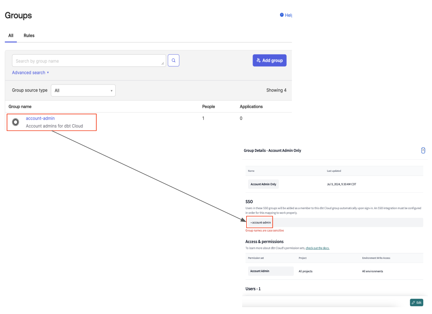Making a SSO group mapping work with your identity provider Making a SSO group mapping work with your identity provider
