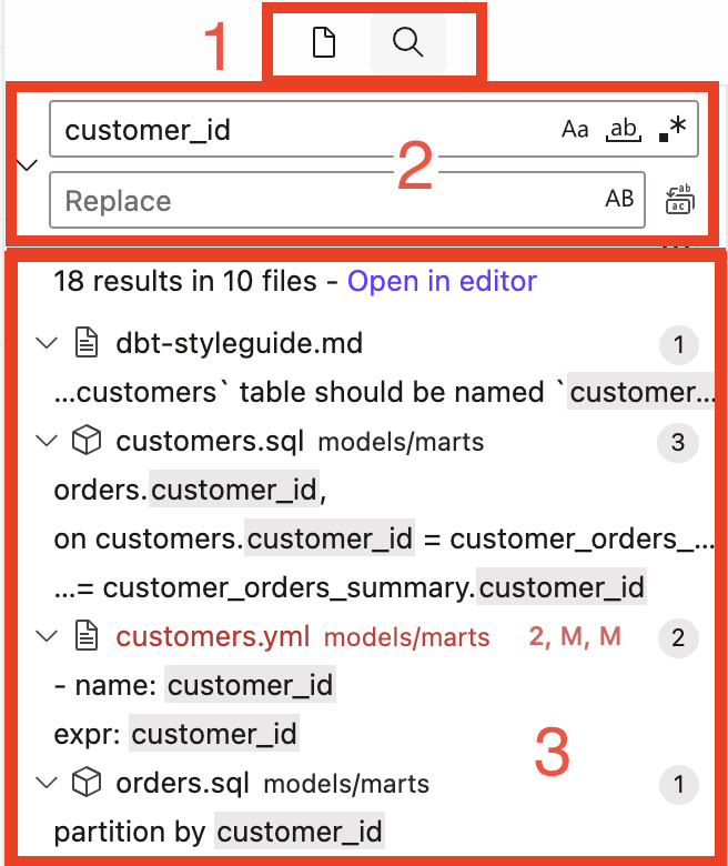 Search files for specific terms and quickly replace them. Search files for specific terms and quickly replace them.
